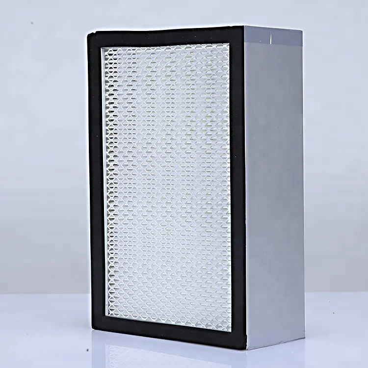 0.3 micron 99.99% H13 H14 hepa air filter  with Aluminum or Galvanized frame /Hepa filter for ffu