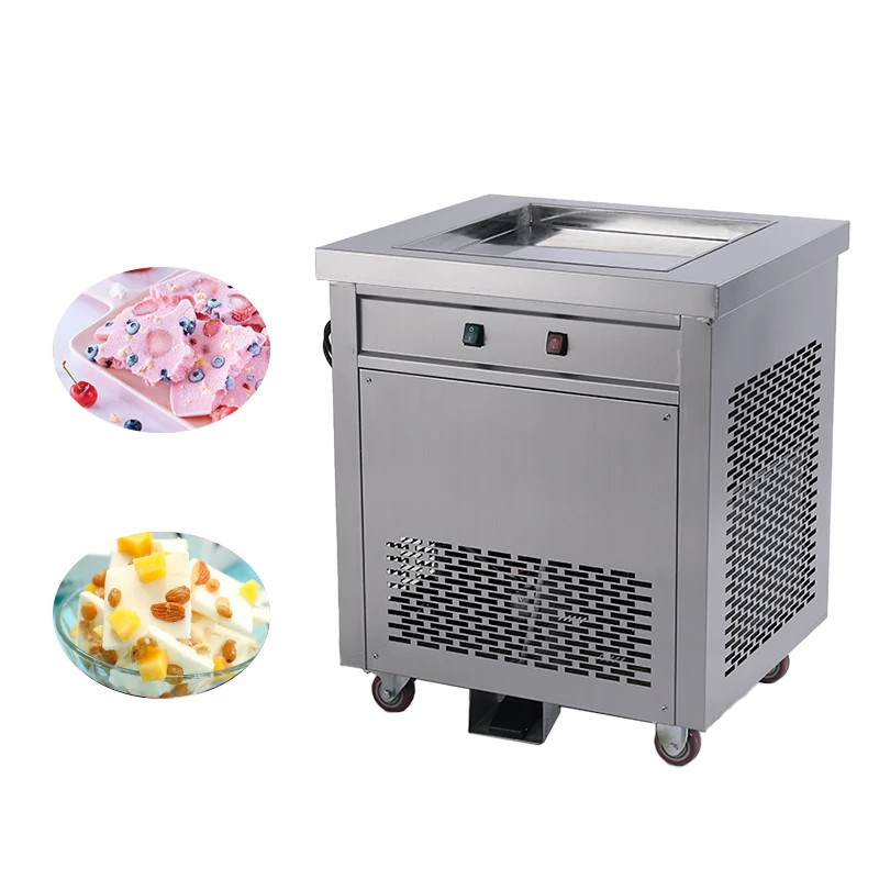 Fried Ice Cream Roll Making Machine Fried Ice Cream Cold Plate Machine