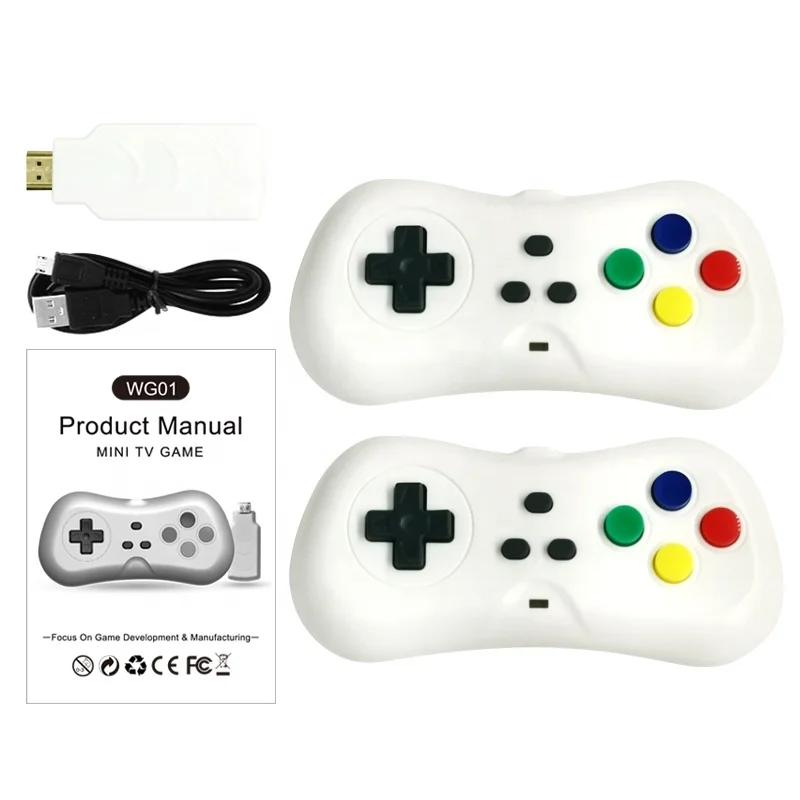 2019 new products 2.4G Wireless Game Dongle Built in 200 Games HD Wireless Console For Play Retro Games Support hd mi Output