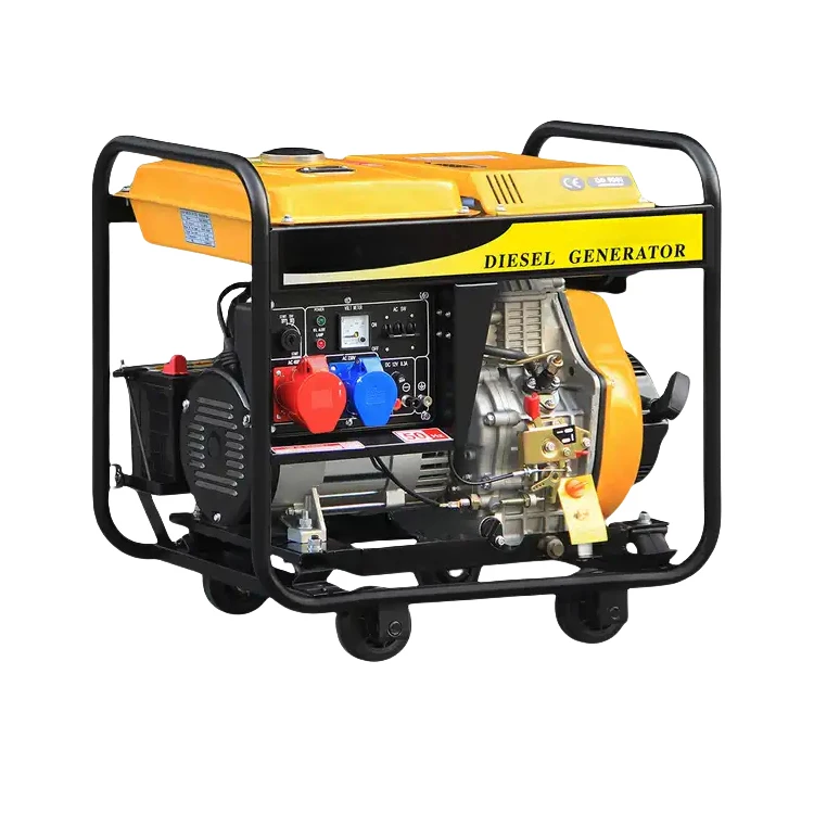 TLJ 7000w Air Cooled 2kw 3kw 4kw 5kw 6kw 7kw 8kw Single Cylinder Diesel Generator