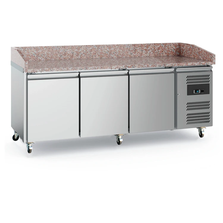 Hot Sale Air Cooling Commercial Pizza Prep Table Counter Chiller For Sale