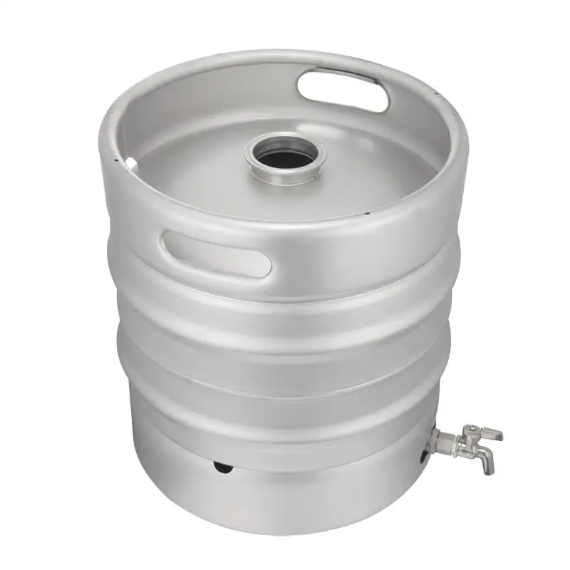 food grade stainless steel wine barrel spirit keg with white wine tap wide mouth  5L / 8L / 35L / 50L wine keg barrel