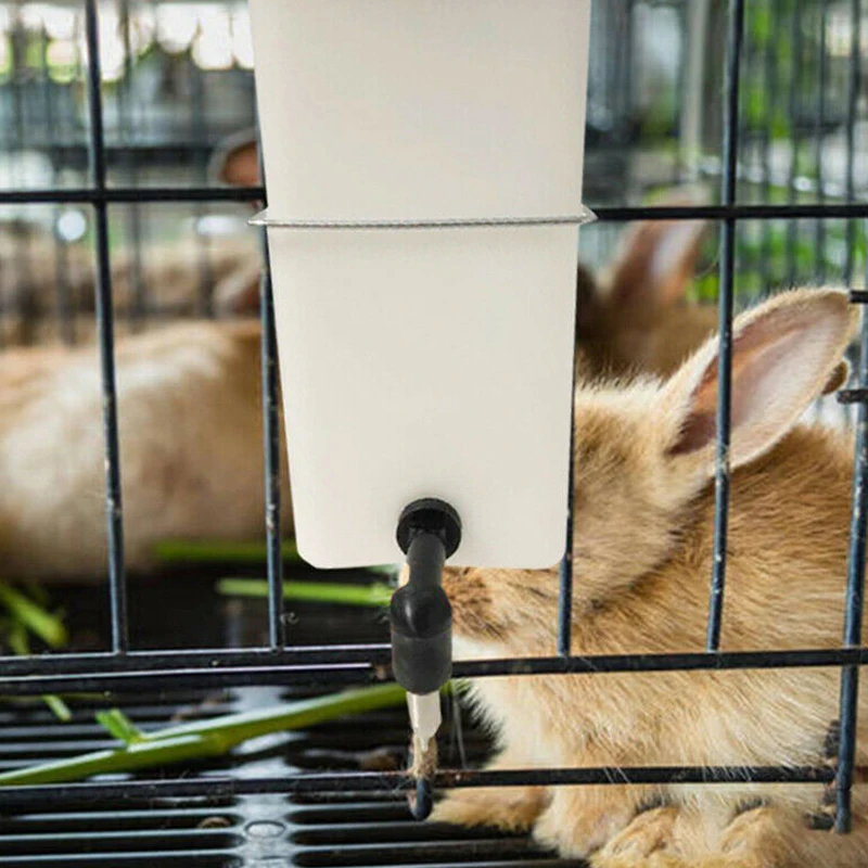 1L rabbit drinker with rabbit nipple drinker/rabbit water nipples