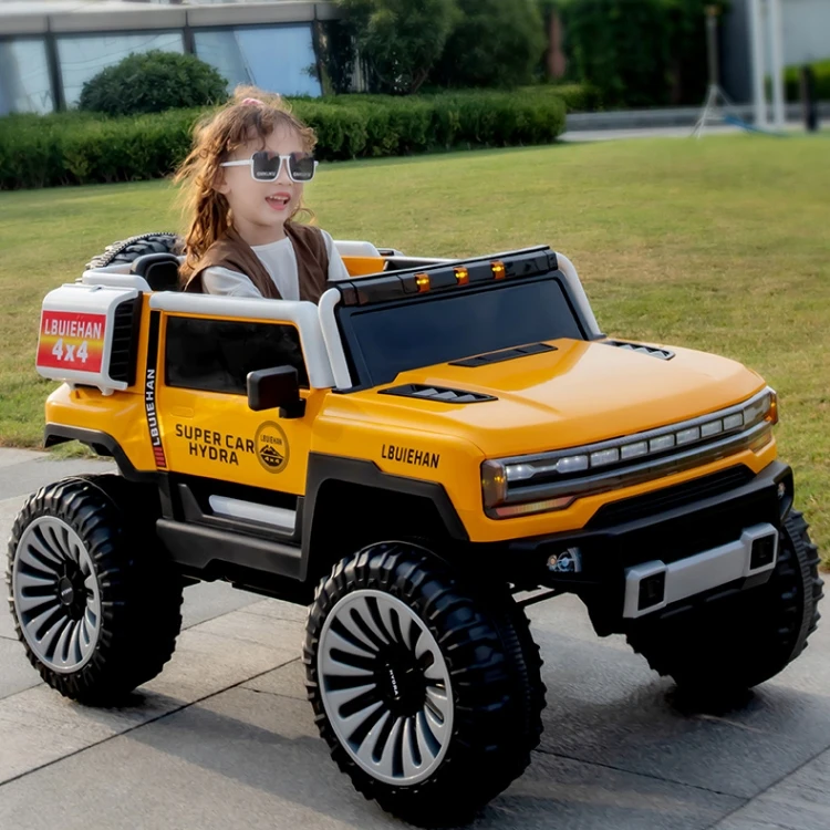 Wholesale Cool Electric Toy Car for Kids Ages 3-12 Big Size Battery Powered Ride-on Wheel Remote Control Car Toy