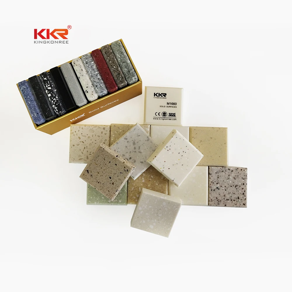 
KKR faux stone blocks colorful black white alabaster artificial brick stone board tiles panels 