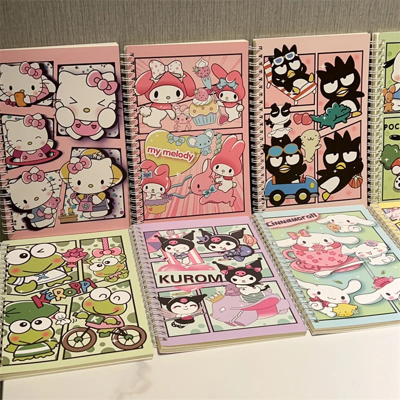 A5 coil notebook cartoon Sanrio high beauty girl heart notebook student cute thickened notebook
