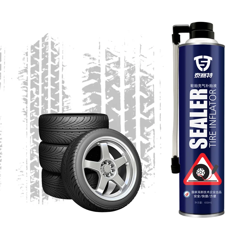 Tire sealer inflator , tubeless tyre sealan tyre sealant liquid