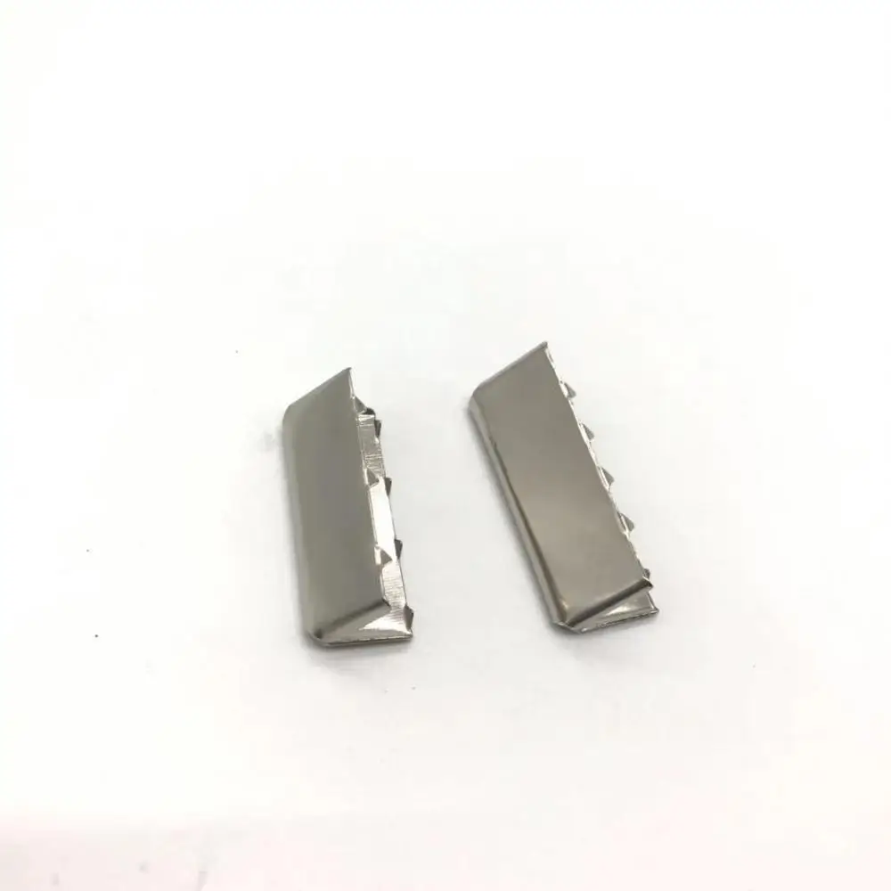 30-33mmFactory High quality eco friendly  Metal clip  for bag accessories belt end tail clip   Tooth clip