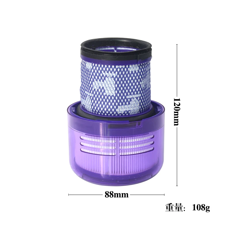 Customized Post Motor Filter HEPA Filter Replacement for Dyson V10 Slim SV18  Cordless Vacuum Cleaner Filter Parts