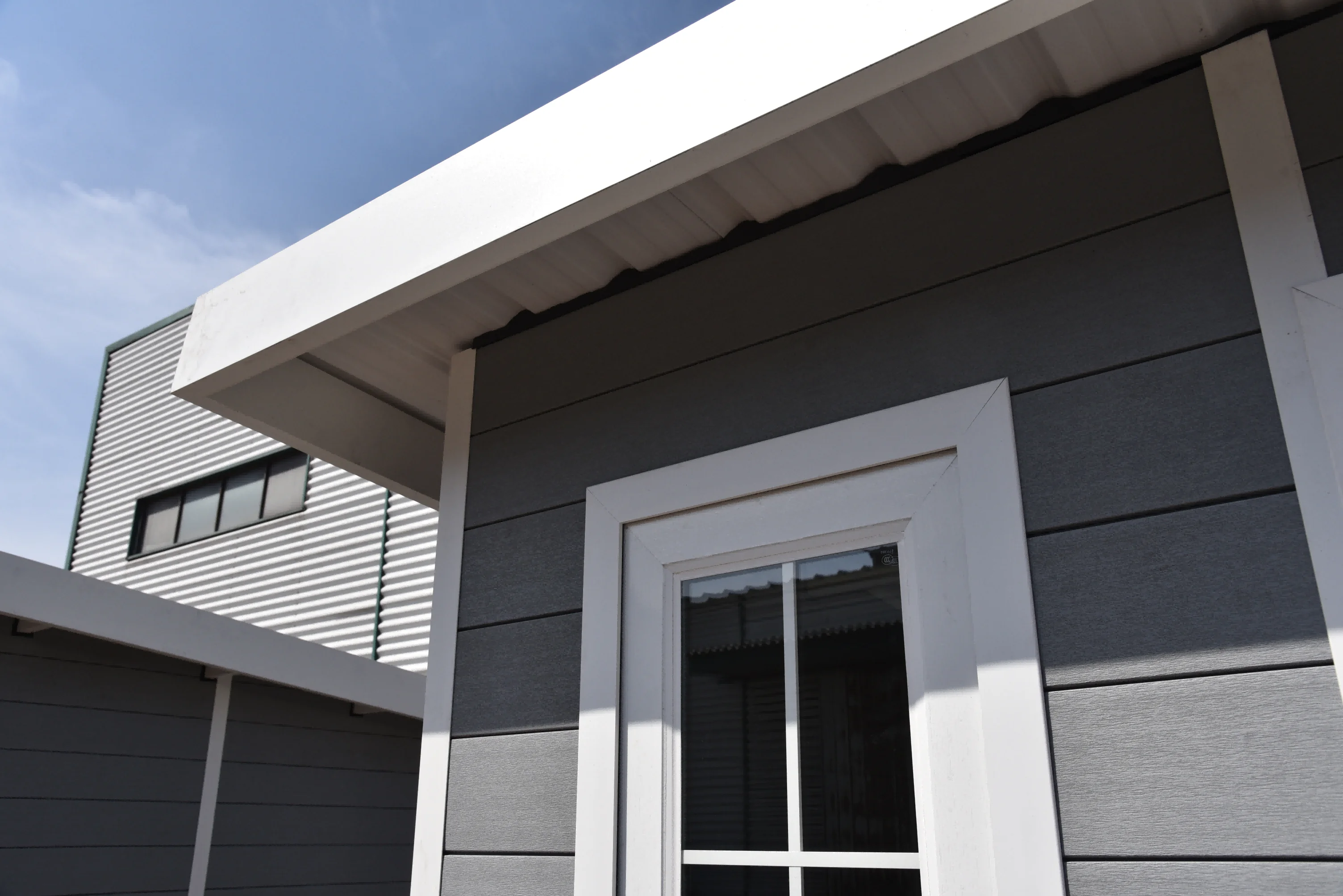 E2854 5m*4m Outdoor Storage Shed Garden Tool House Four Room Big Size HDPE Plastic Waterproof Set Resin Window Frame Layer Parts