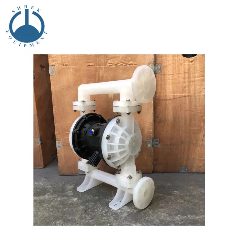 Top quality CE certified  QBK perfluoroplastics strong acid and alkali resistant pneumatic diaphragm pump