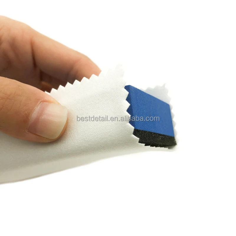 White Lint Free Suede Microfiber Glasses Cell Phone Silverware Lens Eyeglasses Screen Ipad Iphone Ceramic Coating Cleaning Cloth