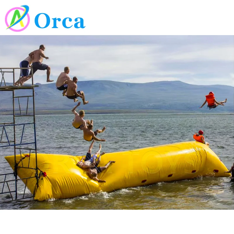 Надувная водная игра капля для аквапарка надувная подушка прыжков