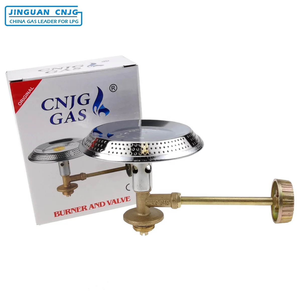 CNJG Hot Sale Camping Blue Fire Head Gas Burner Stove with 3kg  6kg 10kg LPG Gas cylinder