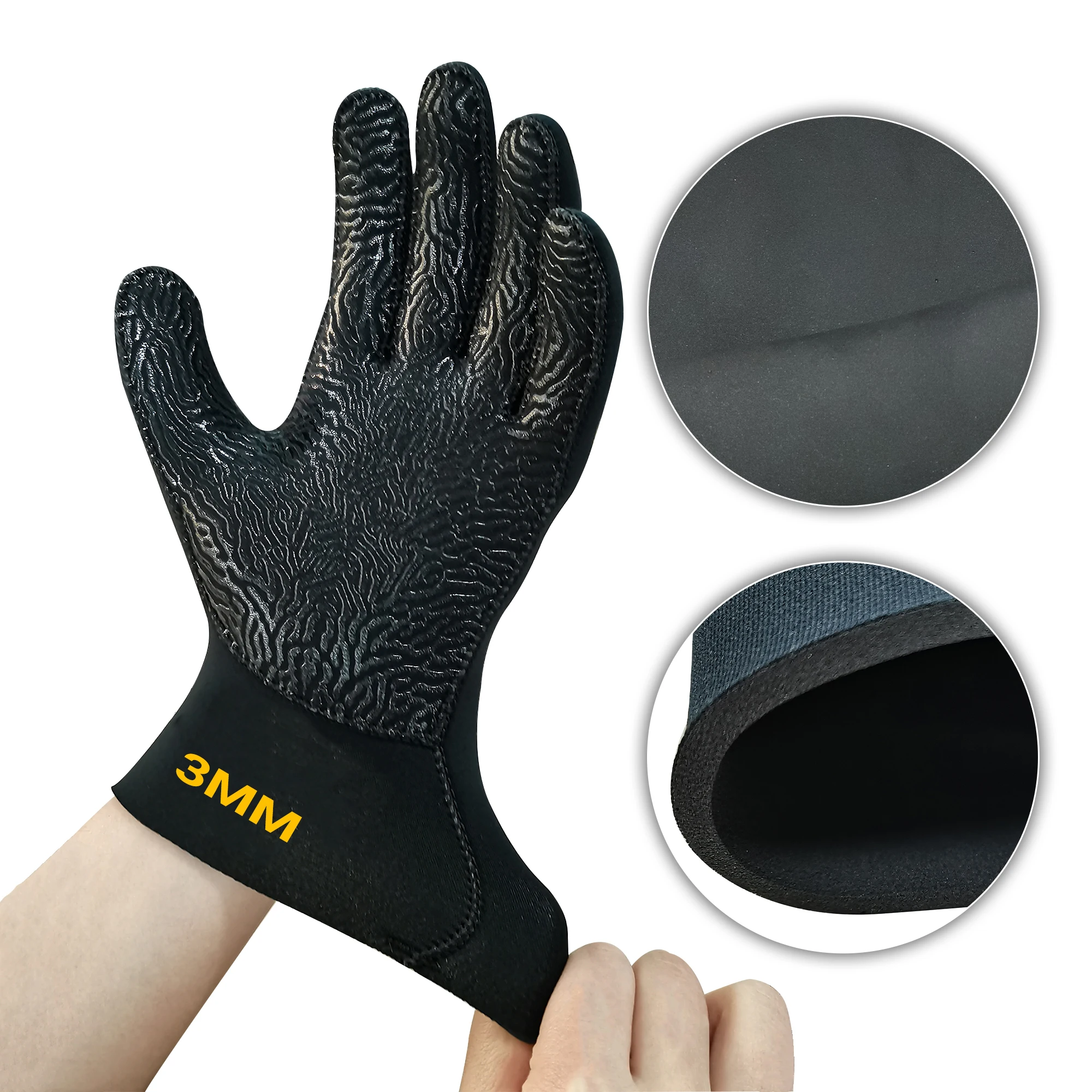 Diving Gloves Super Stretch Hand Protection Custom Logo 3mm Neoprene Dive Gloves