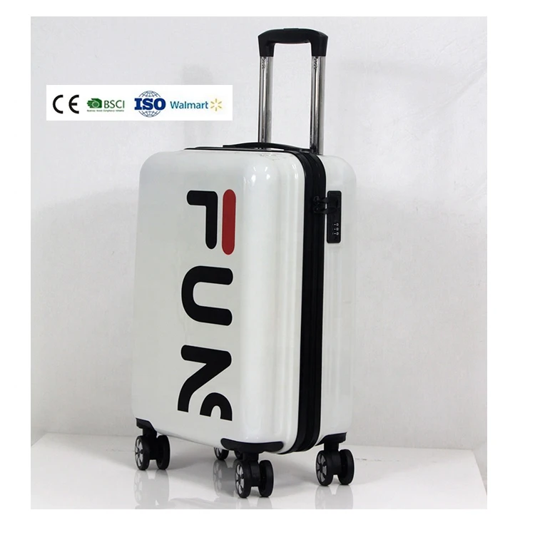 Fashion light-weight 20 inch waterproof ABS 360 degree 4 wheels travel trolley carry-on luggage