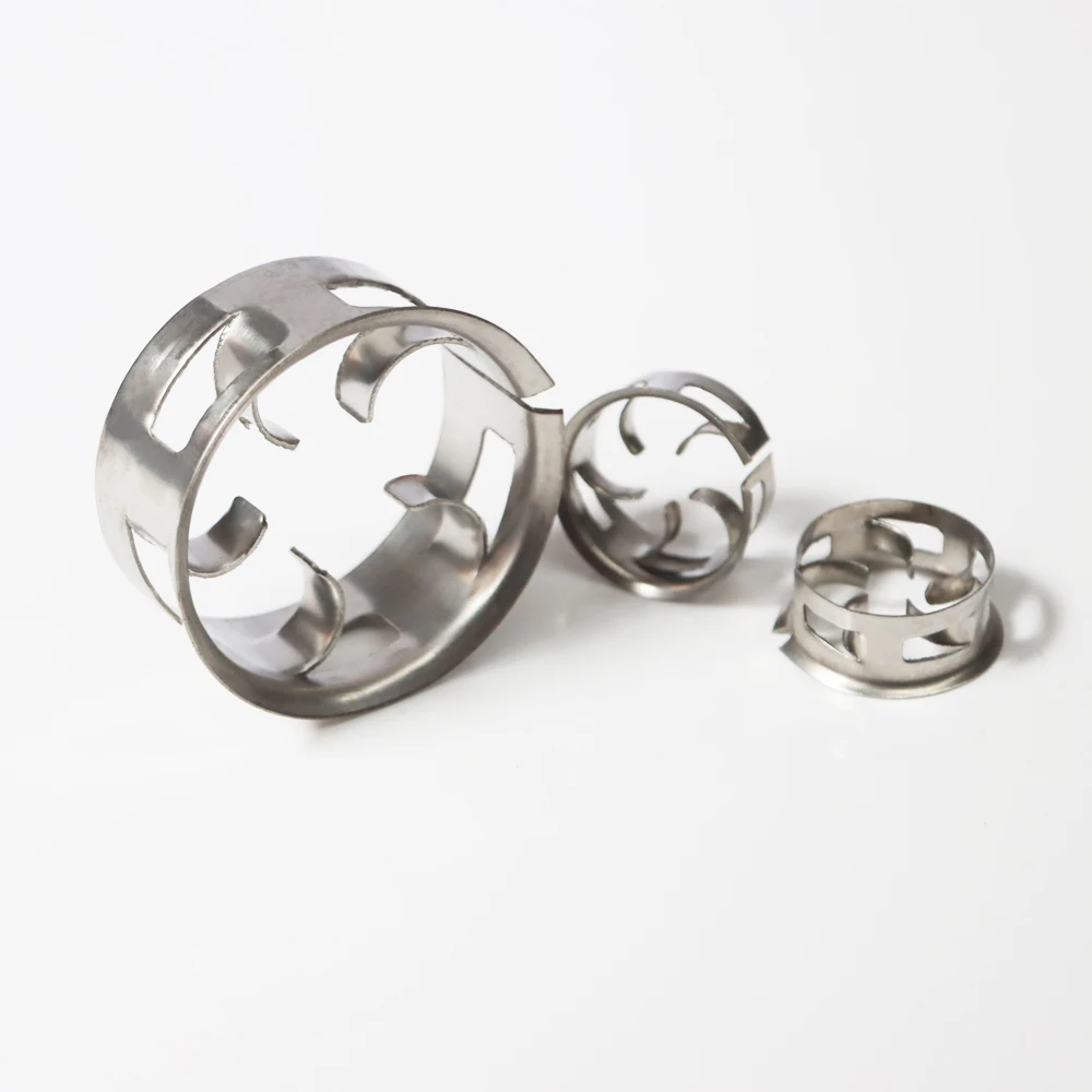 25, 38, 50 mm SS 304 Metal random tower packing media Cascade Mini Ring CMR