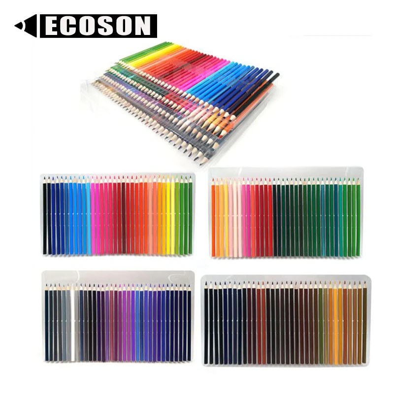 Custom Kids Adults  Premium Artist Lead 72 Color Pencil High Quality Professional Drawing Color Pencil Set with Box
