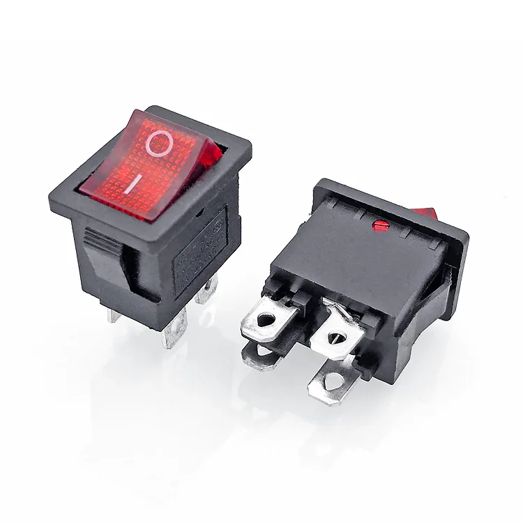 hot selling hight quality Ac On Off 4pin Spst Mini Print 0-1 square Electrical Rocker Switch
