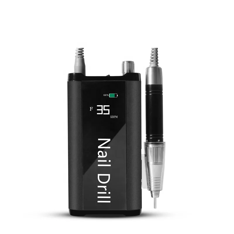 Dongri nail manufacturers electric nail file drill 35000rpm cordless nail polish machine