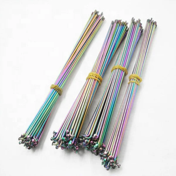 186 mm Natural Titanium Spokes for Bicycle parts