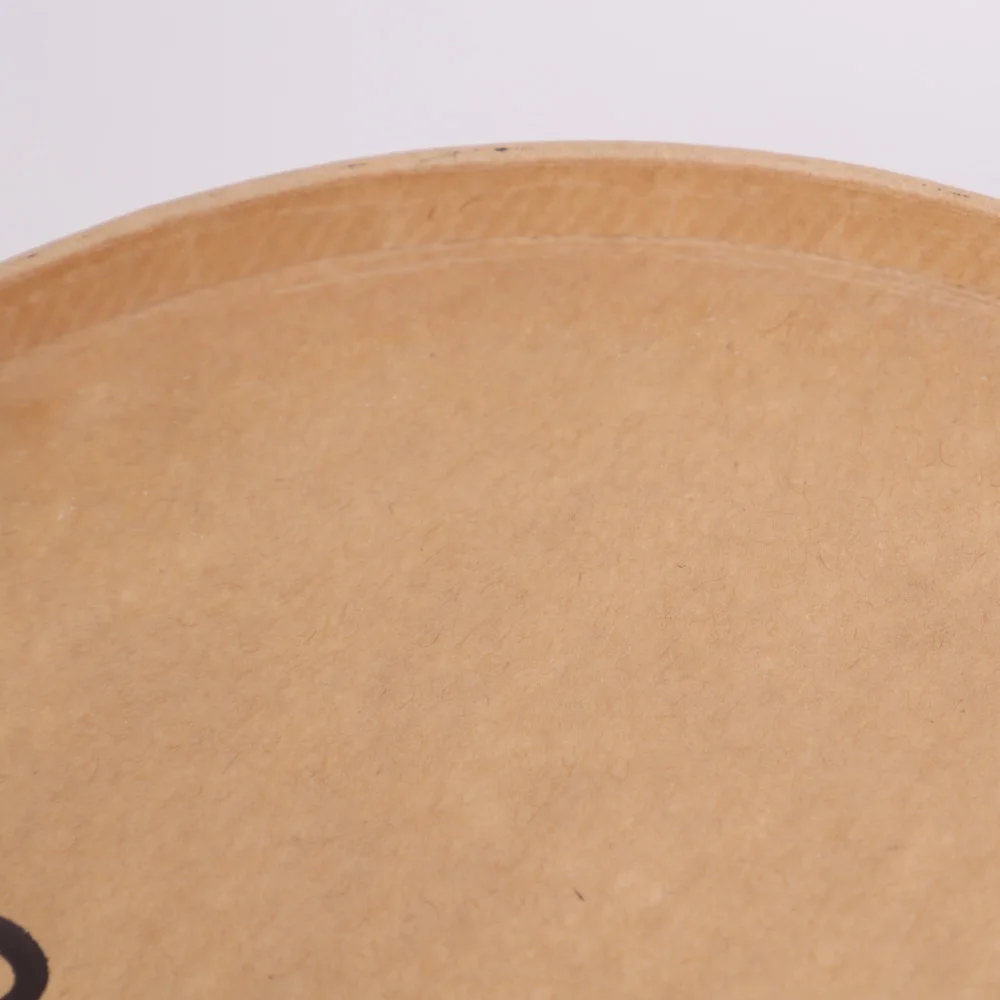 Kraft Paper Lid Takeaway Packaging Bowls Food Grade Paper Soup Cup with Cover Packaging