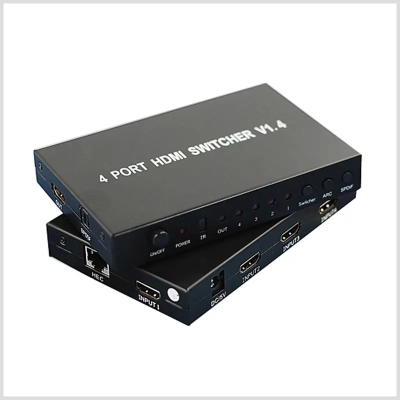 Высокая скорость 4 порта HDMI коммутатор 4x1 4 К x 2 К поддерживают все HD видео с PIP
