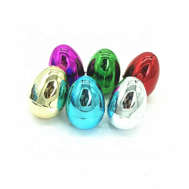 High quality egg surprise new invention glitter plastic easter egg