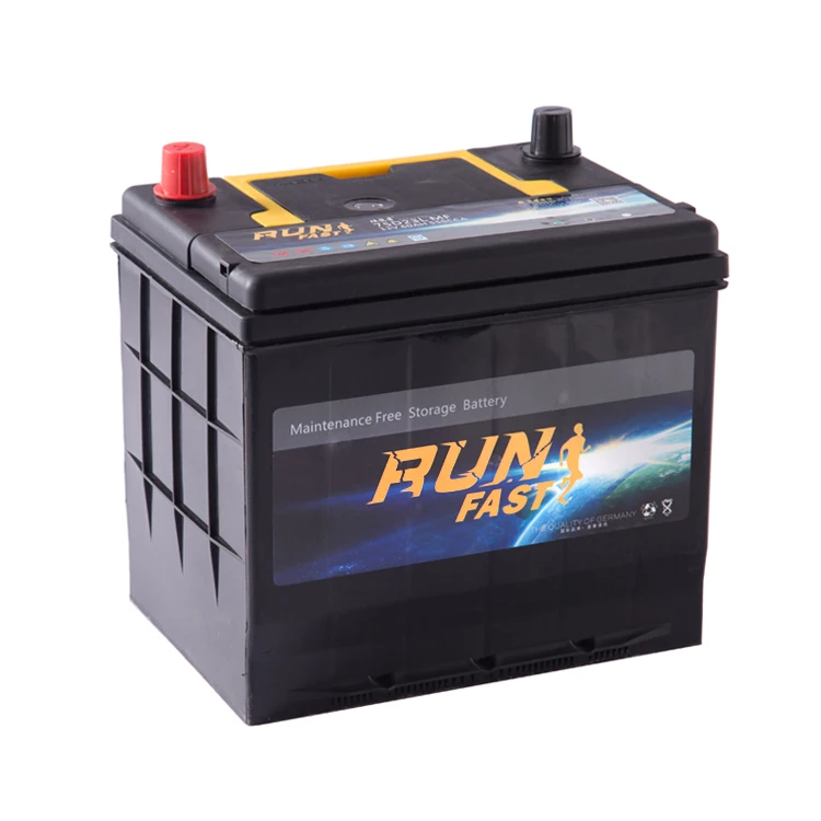 Professional manufacturer for lead acid car battery JIS standard MF75D23 12V 60Ah auto battery car battery factory