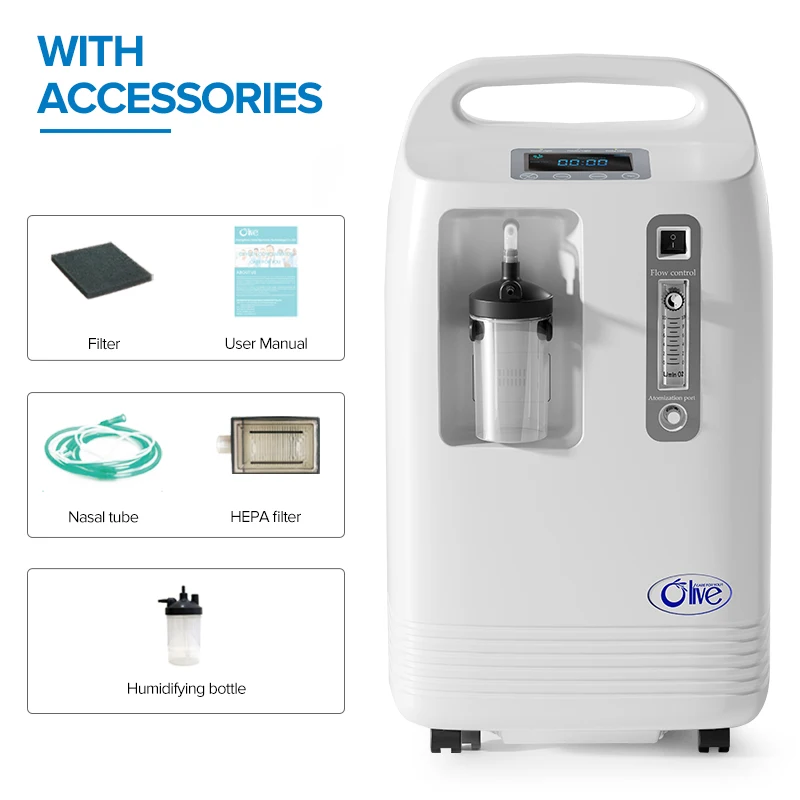 Домашний 96% генератор кислорода высокой концентрации концентратор оксигена 10 л медицинский с сертификатом CE