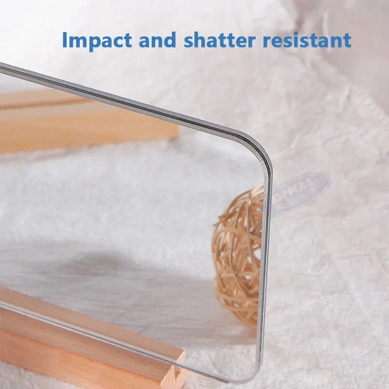 Self-adhesive Wall Mirror Acrylic Unbreakable Mirror Sheets Acrylic Removable Wall Sticker Decal Acrylic Mirror