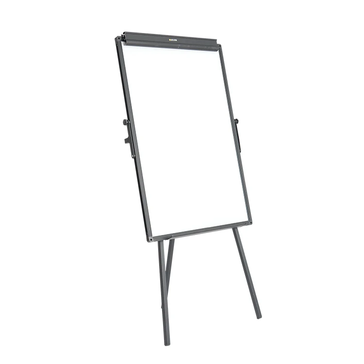 
Standard size home office classroom foldable stand whiteboard flip chart white dry erase board easel 