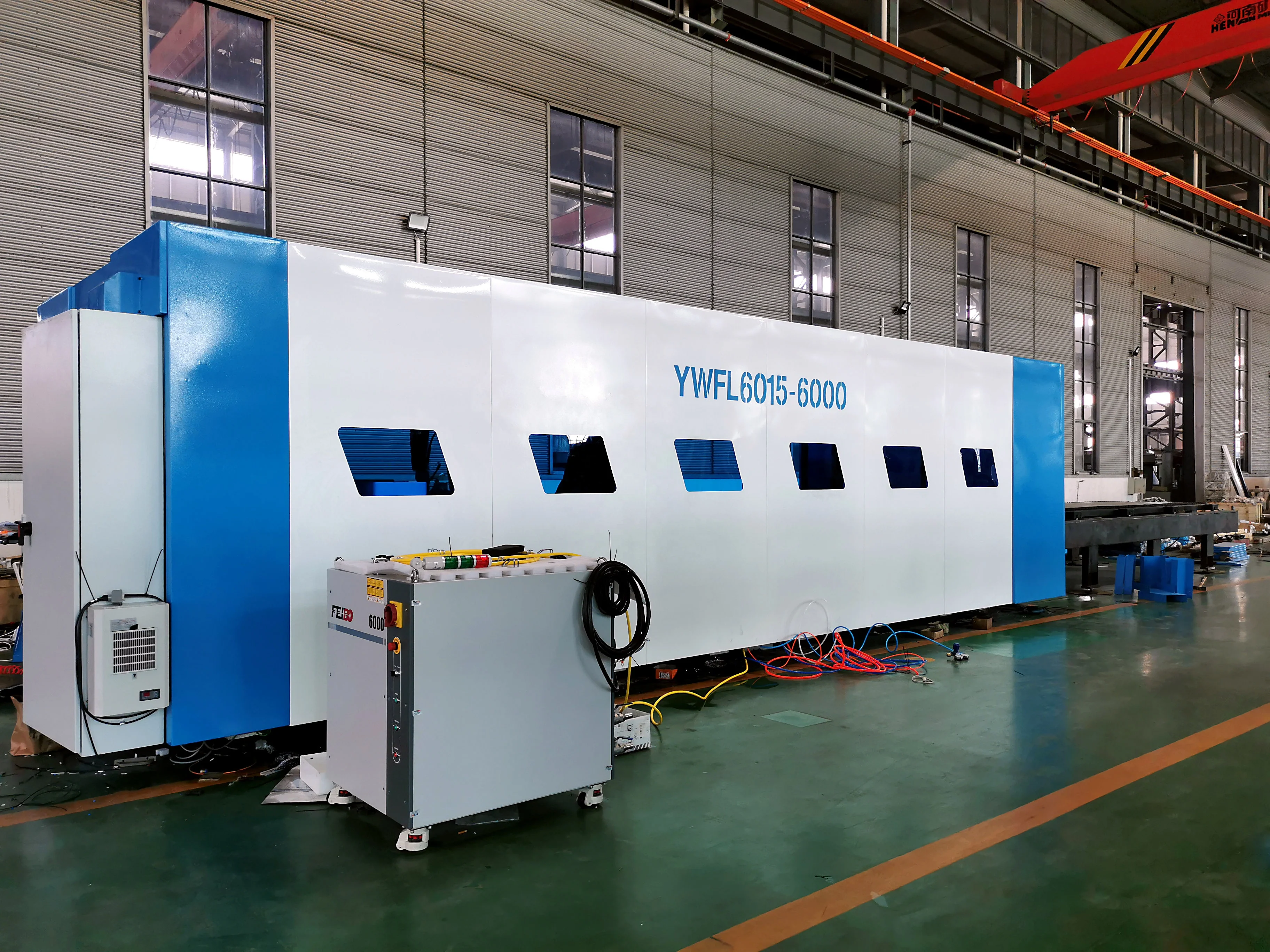 AHYW High Precision Full Cover Fiber Laser Cutting Machine YWFL 4020 3000W for Metal Processing