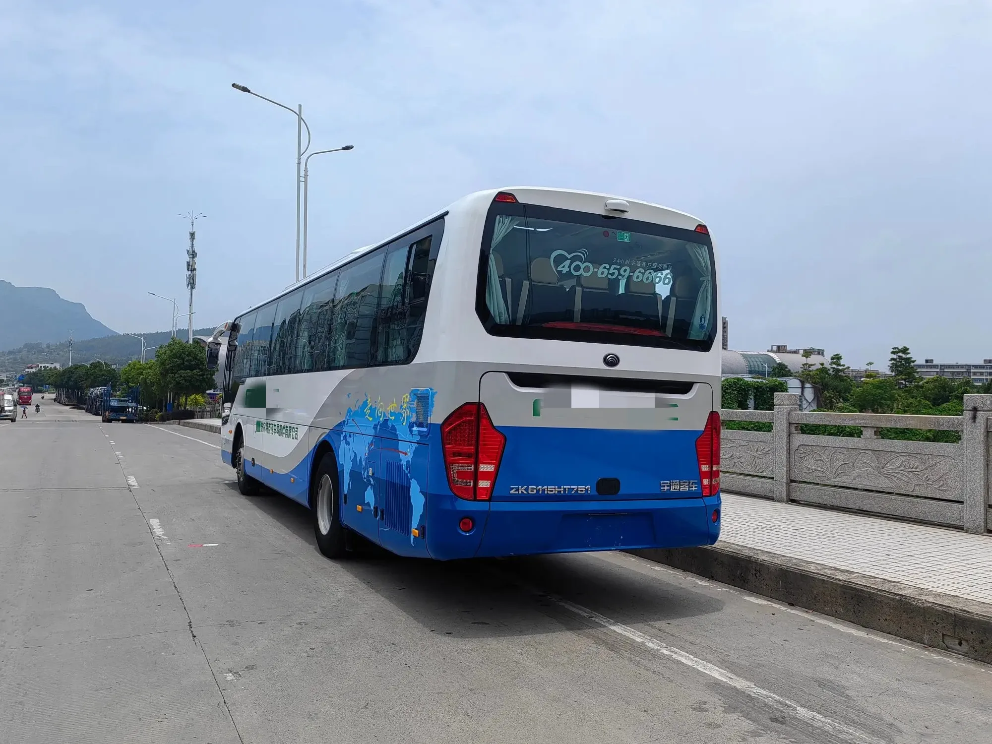 Автобус ZK6115 Yu tong Подержанный 48-50 местный пассажирский автобус дальние перевозки дизельные автобусы для