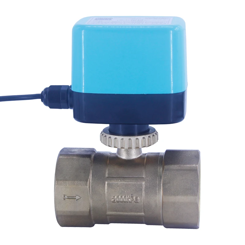 wholesale 1/2inch dn15 motorized isolating ball valve mini electric water actuated ball valve with timer