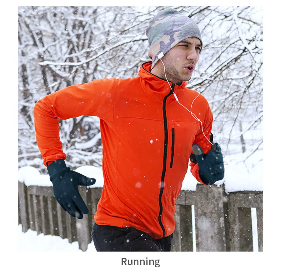 2024 NEW MSR MS1120 Custom Touchscreen Black Polar Fleece Warm Ski Winter Gloves Men Sports Work Hand Gloves For Bike Racing