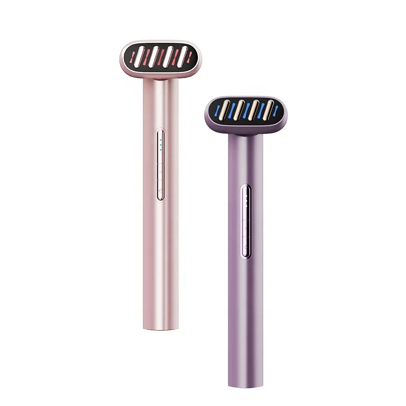 New Design Anti-aging Facial Massager Magic Eye Beauty Pen Advanced Skincare Wand With Red And Blue Light Therapy