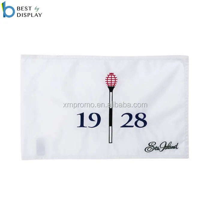 Custom print mini nylon putting green golf flags