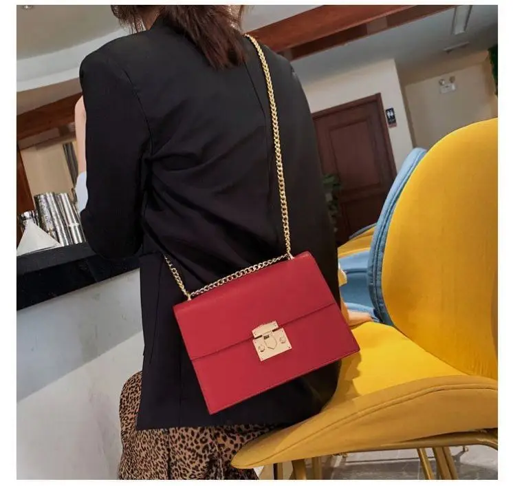 
2021 hot sale new style messenger bag PU waterproof autumn bag Korean fashion shoulder bag 