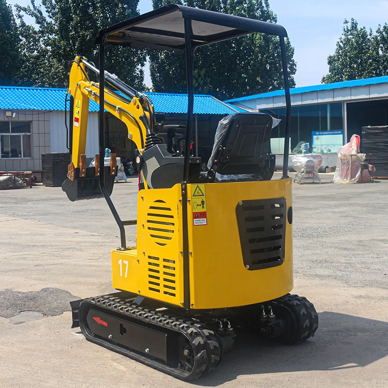 China Manufactory mini excavator  0.8 ton 1ton 1.7ton excavator mini hydraulic excavators  mini bagger