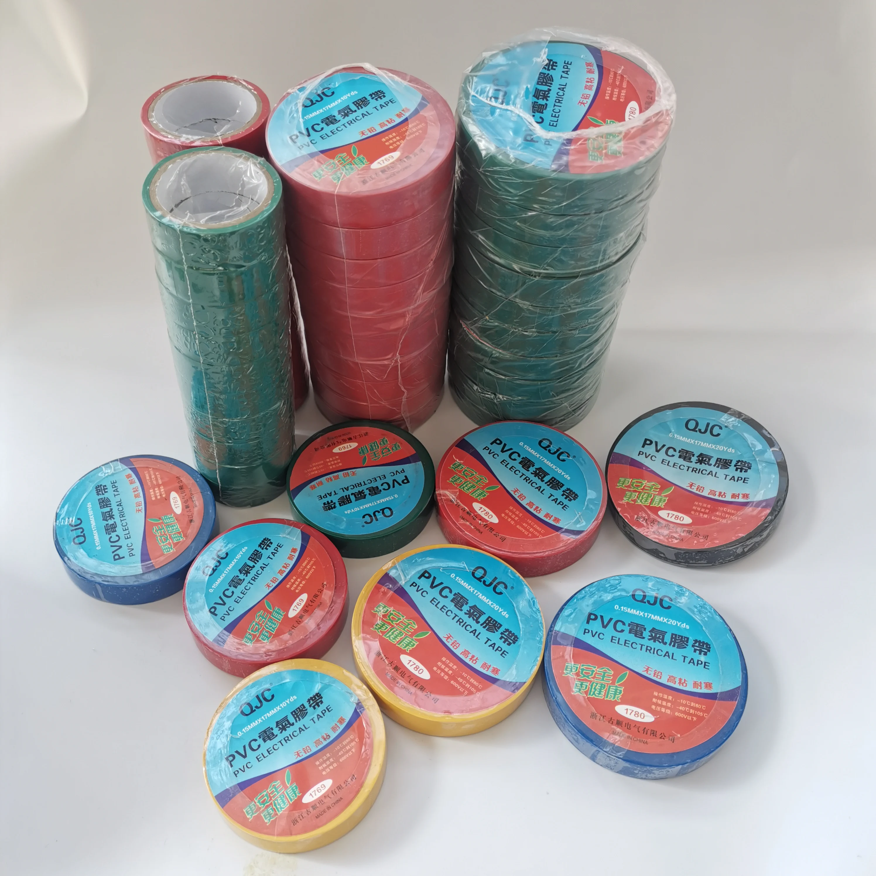 china 3% discount high quality voltage pvc bondage electrical insulation tape