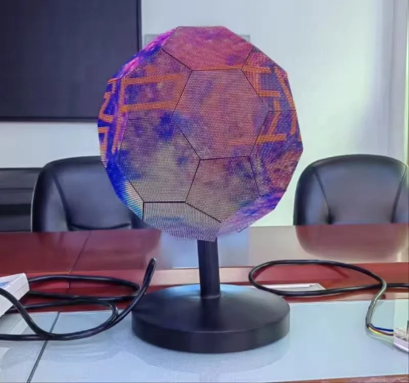 Customized Special shape  P1.86 P2 P2.5 P3 indoor sphere led display Globe ball sphere  3D Flexible Advertising led video screen