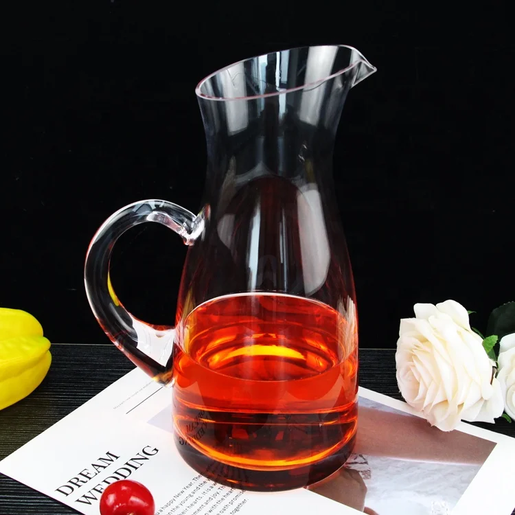 Экологически чистый прозрачный стеклянный кувшин ручной работы 1200 м для воды 1 2 л молочный вина Графин