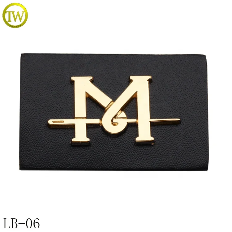
Fashion real leather label making stamping logo leather type jeans pants leather tag patch for bags 