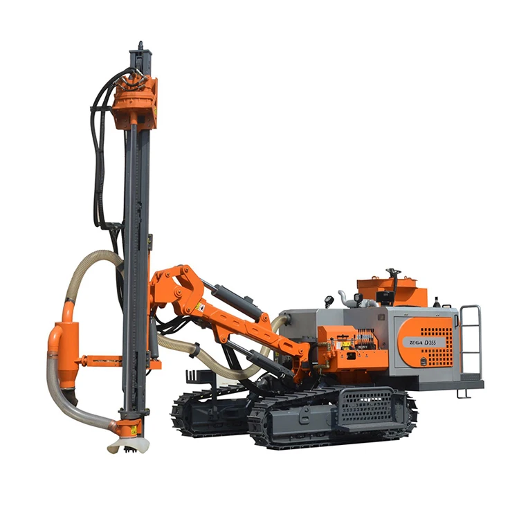 Rock buster water well rig power head APCOM r100 portable down-the-hole hydraulic  water well spiral drilling rig