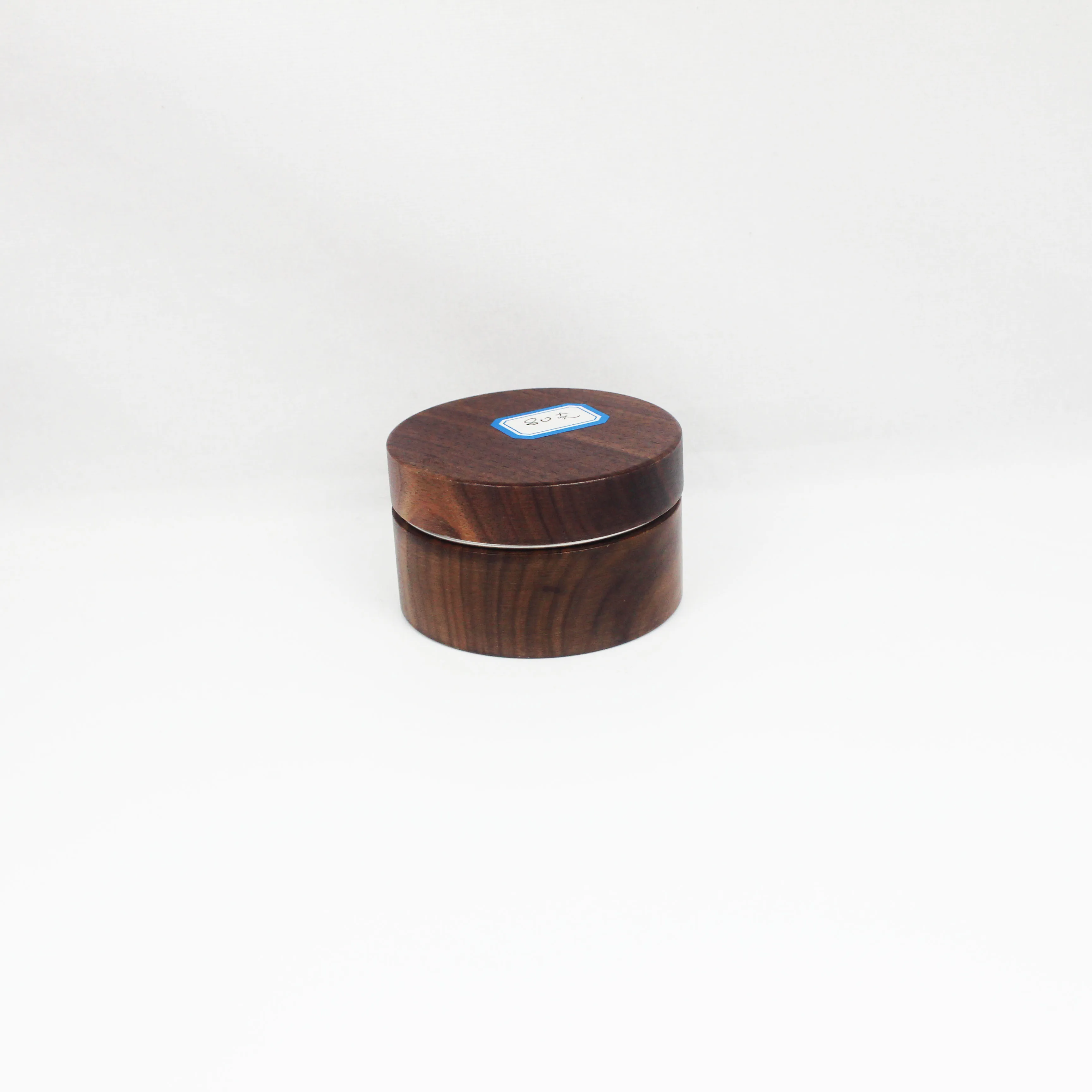 Бесплатный образец изготовленным на заказ логосом пустой бамбук алюминиевая канистра, металл алюминий дерево банка банки BBJ-101