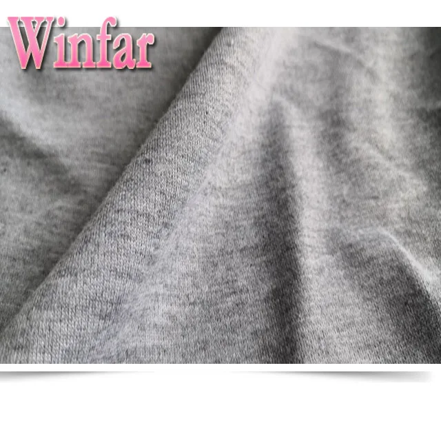 Трикотажная ткань RTS из французского махрового полиэстера для бега готовая к отправке