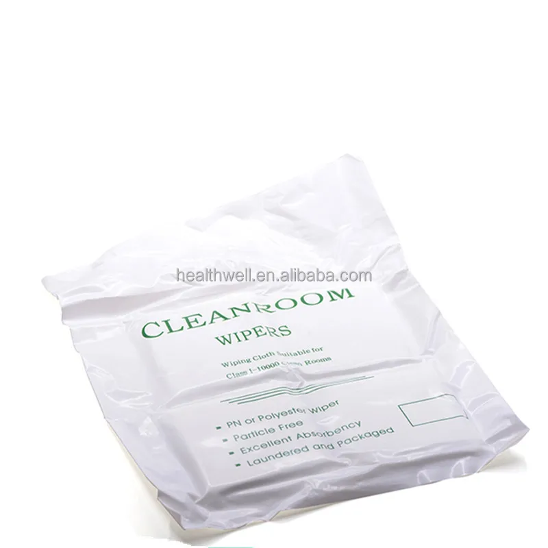 Cleanroom Wiper 100% Industrial Clean Room Disposable Wipes