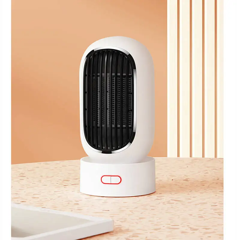 Personal PTC Mini Heater Fan Fast Heating Auto Oscillating Winter Room Heater Fan Portable Electric Space Heater