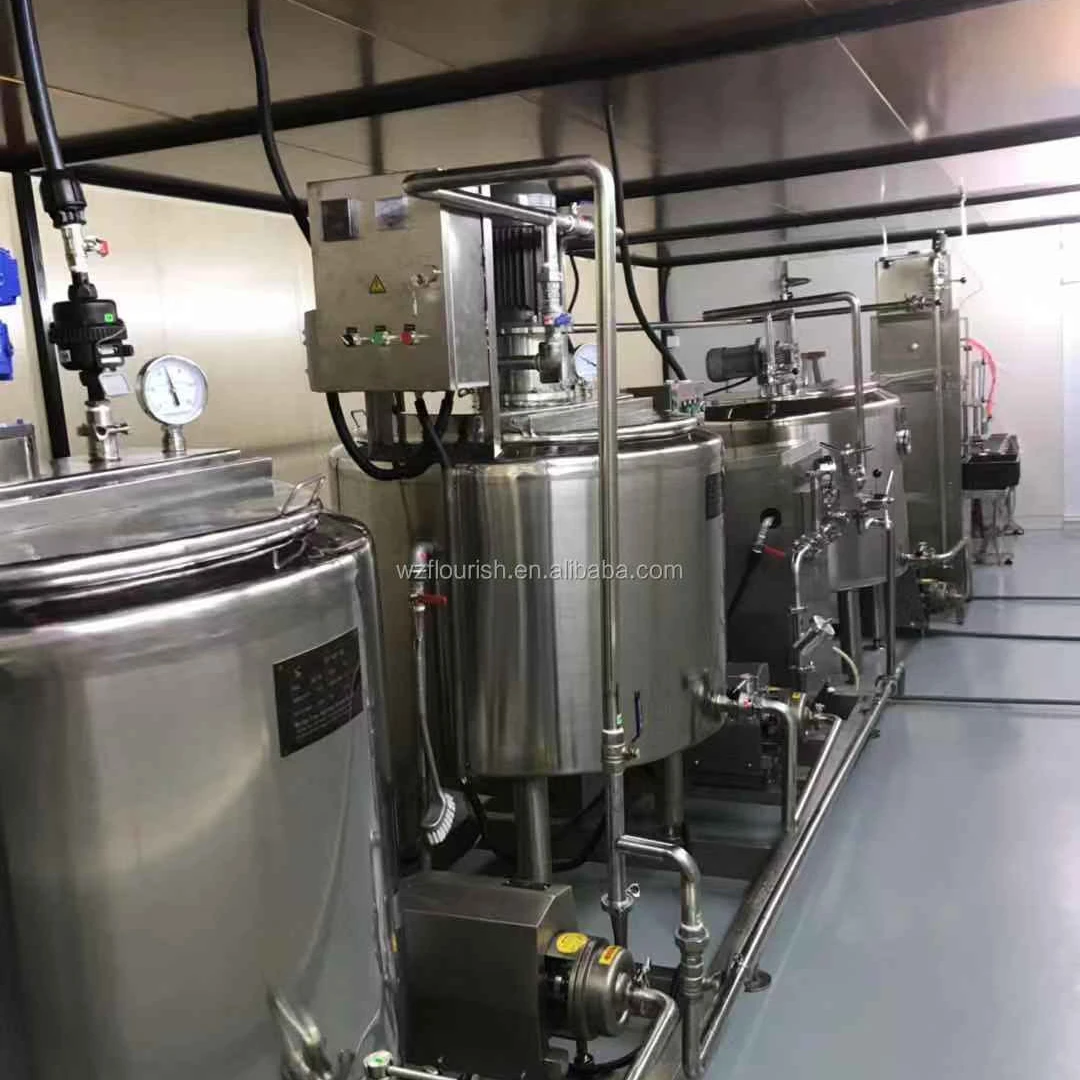 Небольшая установка для обработки молока для нового комплекта в 20-футовом контейнере